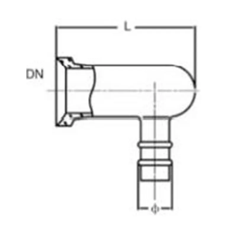 Патрубок типа B