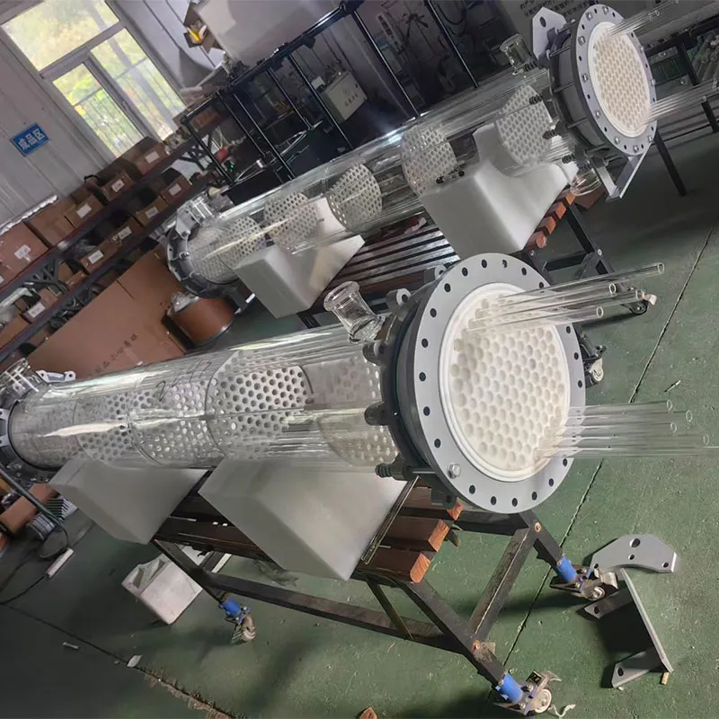 Стеклянный кожухотрубный конденсатор