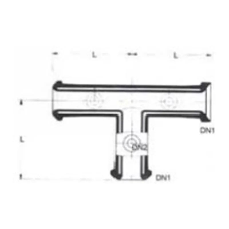 Тройник плакированный