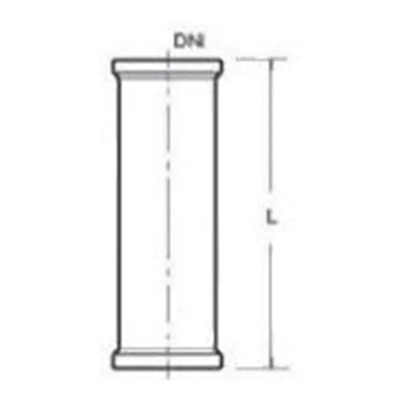 Труба с прямым торцом