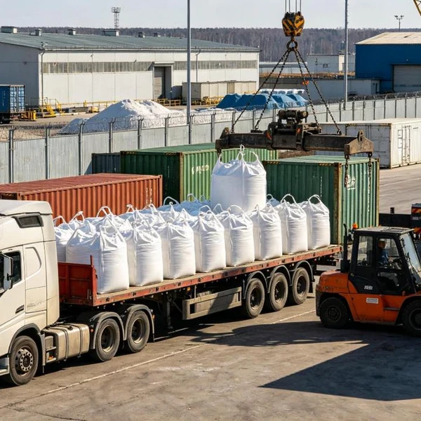 Прочная гибкая упаковка! Тонны мешков Hongqiang адаптируются к потребностям российской промышленности и горнодобывающей промышленности в транспортировке сыпучих материалов.
