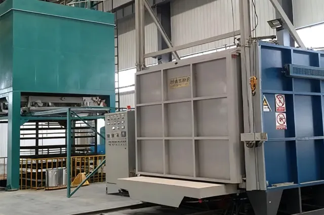 Электропечь сопротивления с выдвижным подом