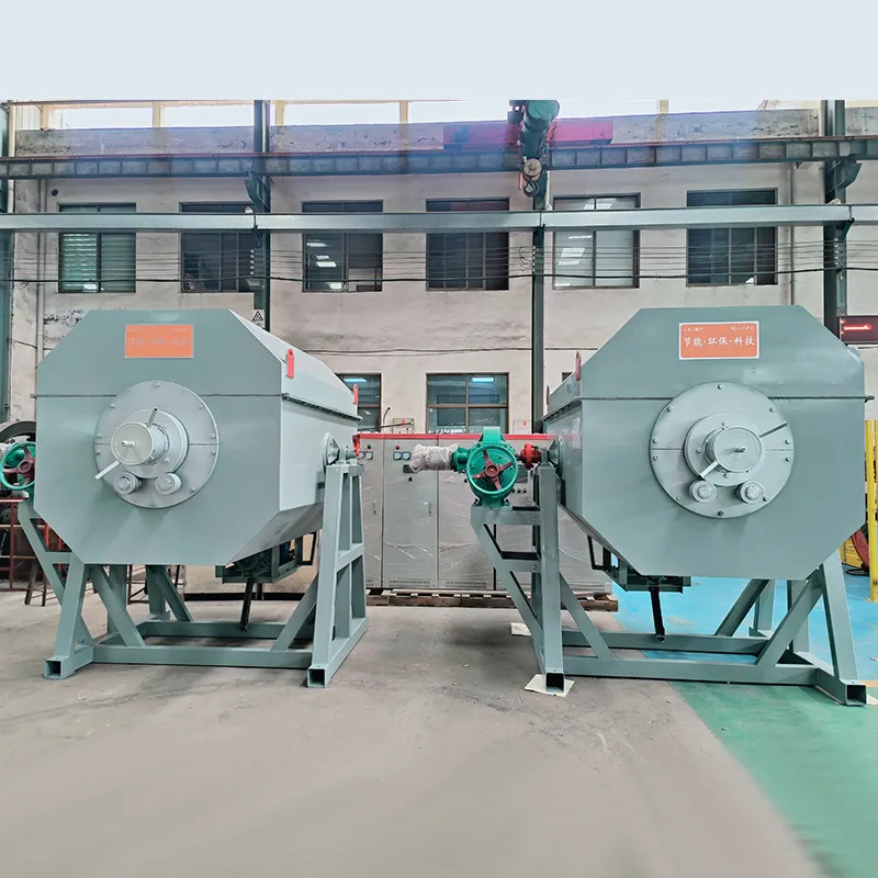 Барабанная закалочная печь