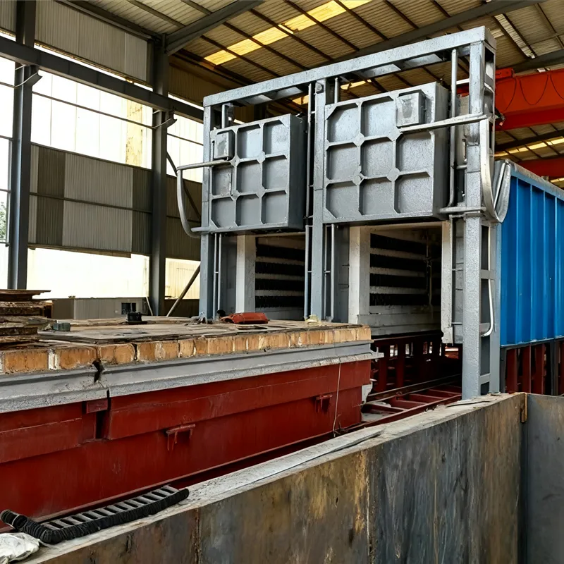 Закалочная опрокидываемый тележка-печь