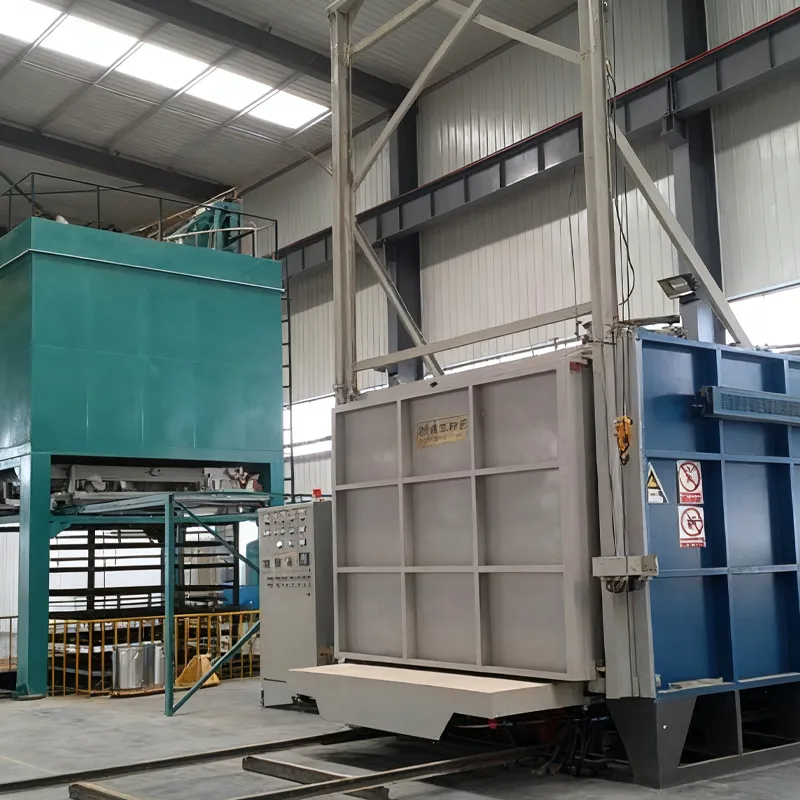 Электропечь сопротивления с выдвижным подом