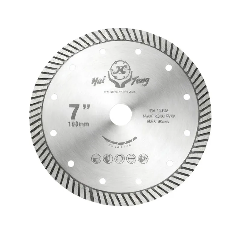 Алмазные диски для камня с волнистым зубом