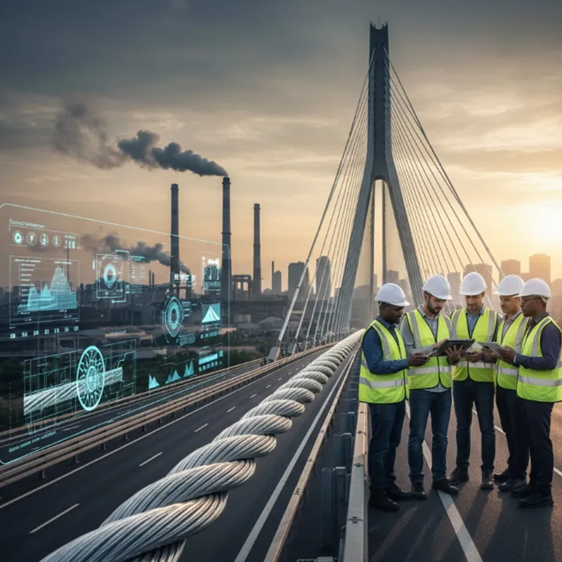 ООО Шэньчжоу Тайхуа Дорожно-Мостовые Защитные Сооружения Модернизация промышленности стальных канатов посредством технологических инноваций, способствующих достижению новых высот безопасности в транспортной инфраструктуре.