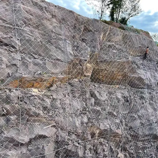 Противообвальные сетки для склонов