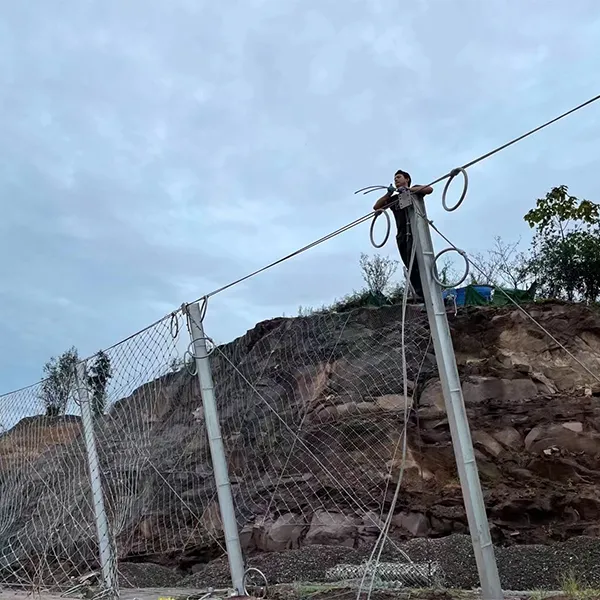 Противообвальные сетки для склонов