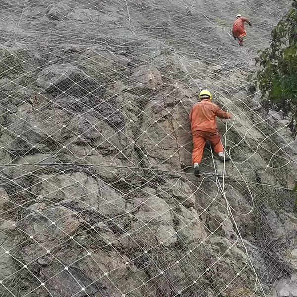 Противообвальные сетки для склонов