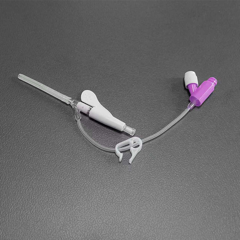 Одноразовый внутривенный катетер с защитой от уколов иглой, двойная вентиляция S-ZY-02