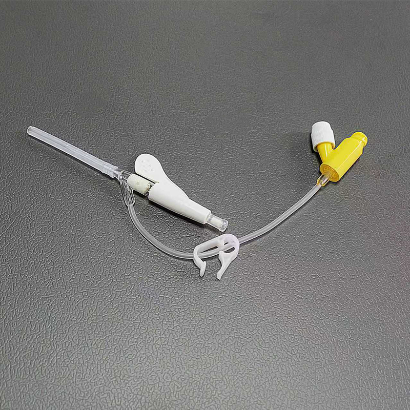 Одноразовый внутривенный катетер с защитой от уколов иглой, двойная вентиляция S-ZY-02