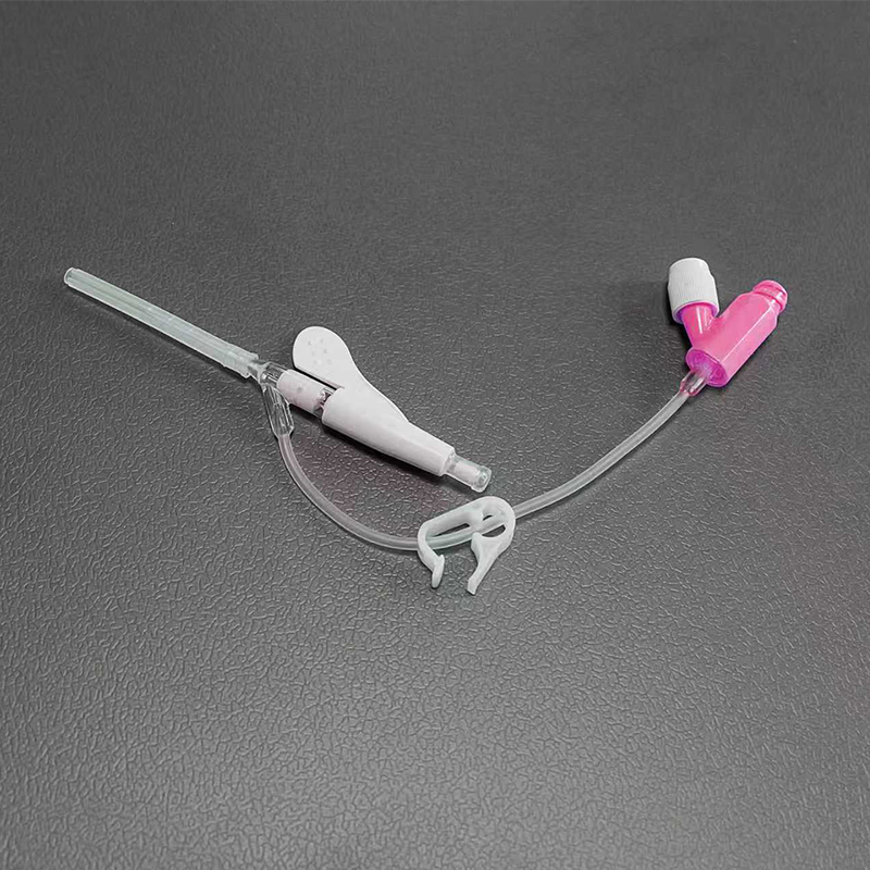 Одноразовый внутривенный катетер с защитой от уколов иглой, двойная вентиляция S-ZY-02