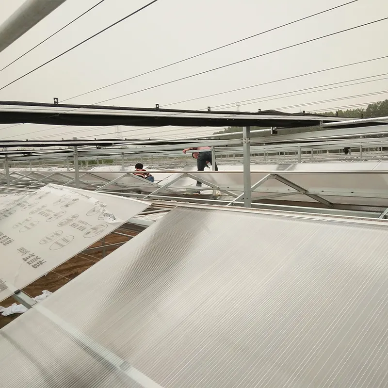 Алюминиевые профили для теплиц из сотового поликарбоната