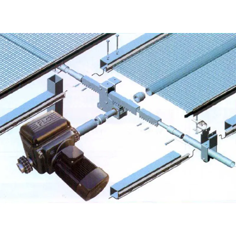 Зубчато-реечная система затенения для теплиц