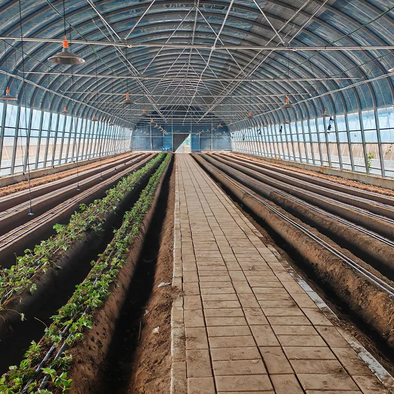Одиночный парник с утепляющим покрывалом