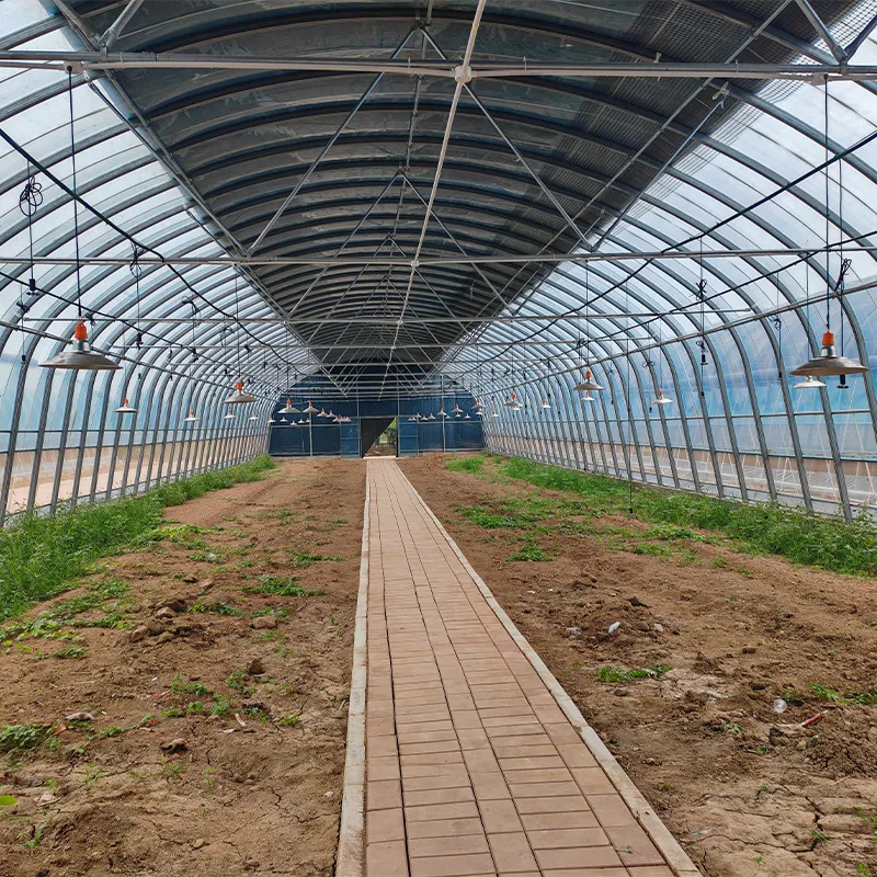 Одиночный парник с утепляющим покрывалом