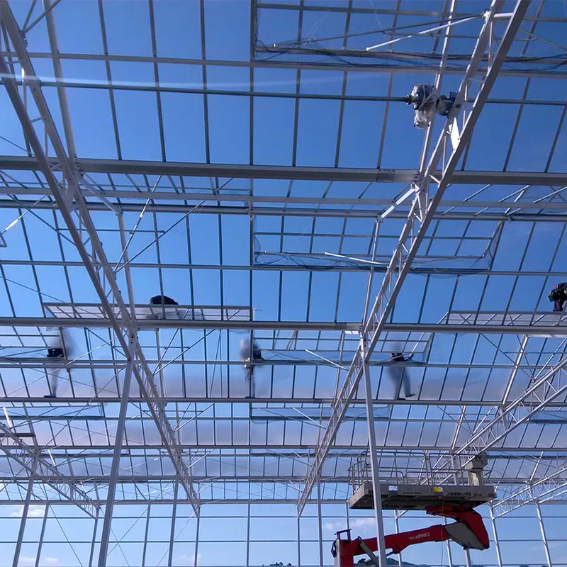 Плёночная теплица с алюминиевым водостоком