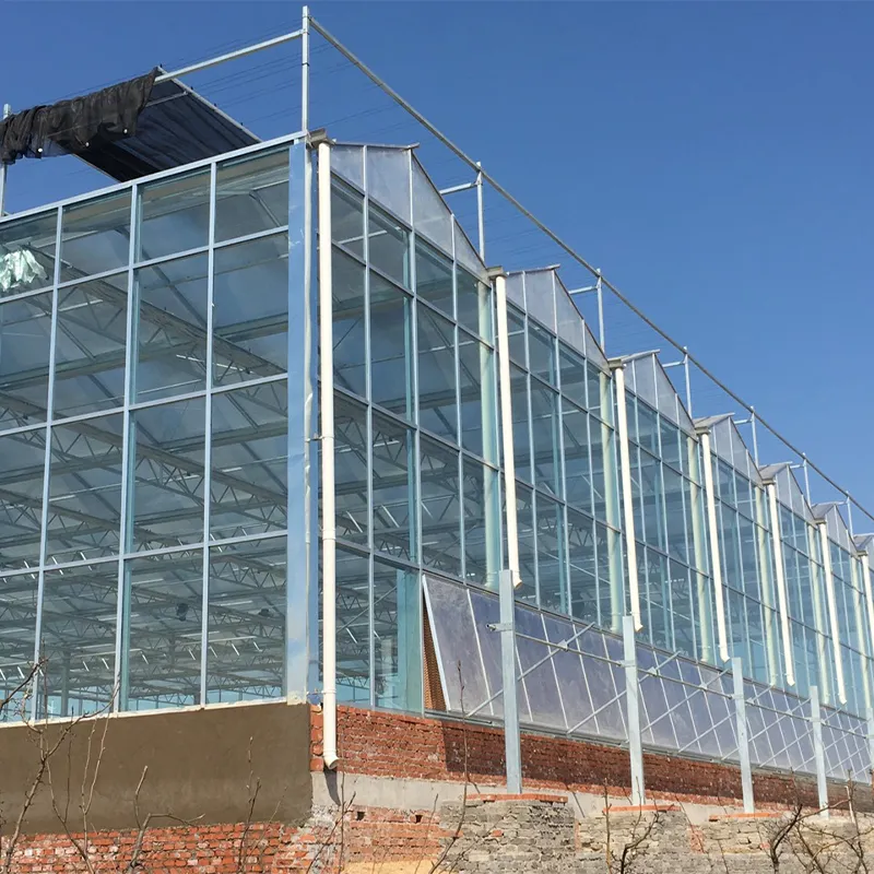 Система откидных боковых окон для теплиц