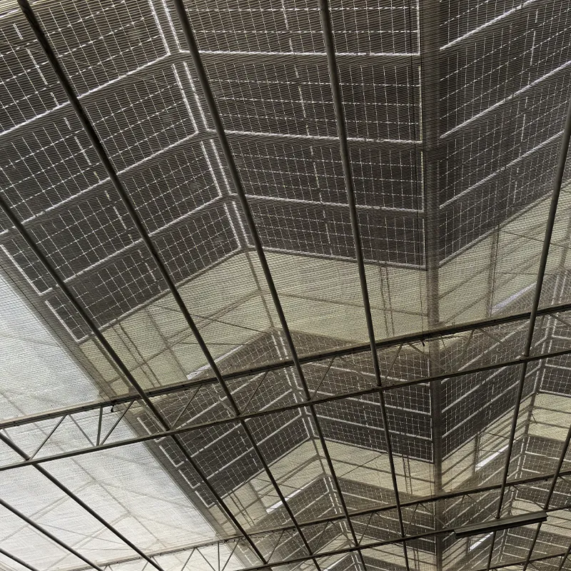 Фотоэлектрическая стеклянная теплица