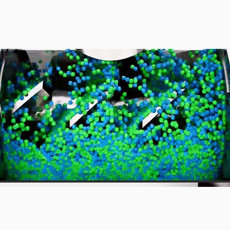 Горизонтальный грануломешалка с конструкцией под гранулы HPDB