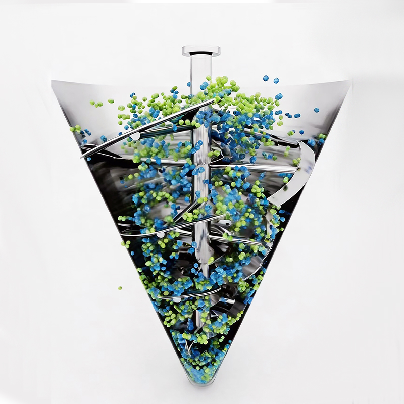 Вертикальный конический ленточный мешалка VCRB