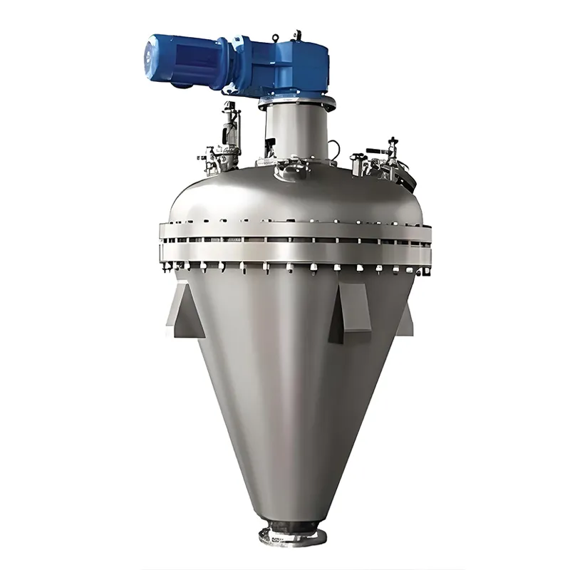 Вертикальный конический ленточный смеситель VCRB