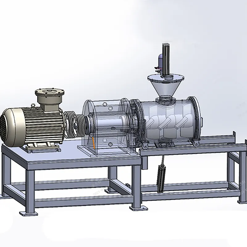 Горизонтальный гранулосмеситель с конструкцией под гранулы HPDB