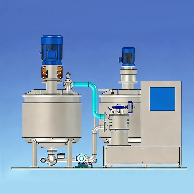 Система высокоскоростного циркуляционного приготовления суспензий