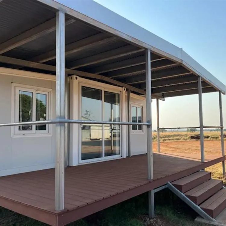 20FT Расширяемые контейнерные дома — Разгрузка в Калифорнии