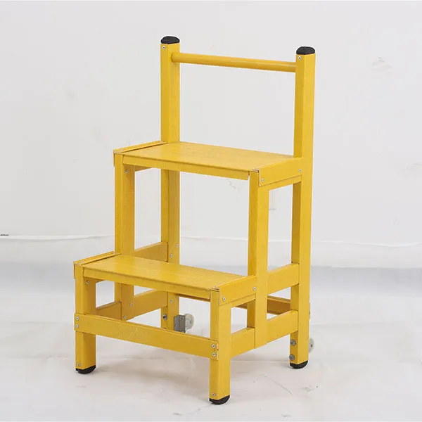 Двухуровневая изоляционная подъемная площадка-подставка