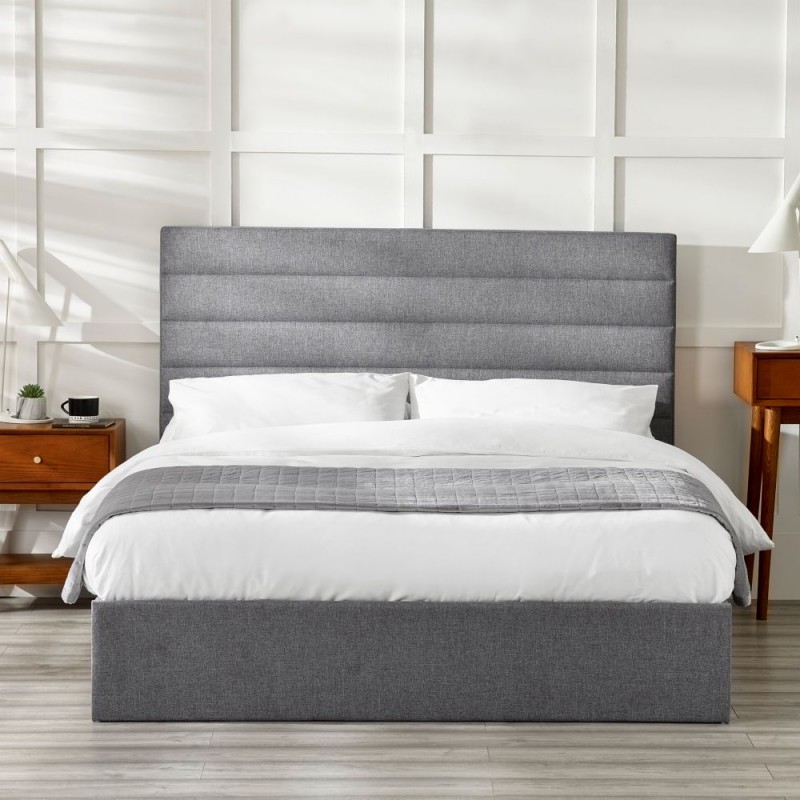 Кровать с подъемным механизмом Grey Fabric