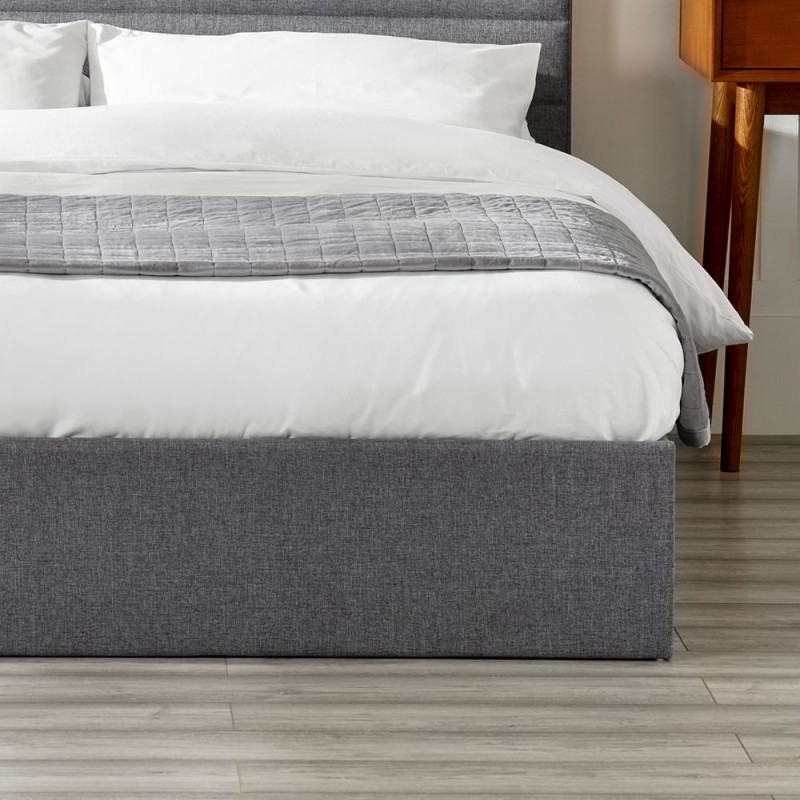 Кровать с подъемным механизмом Grey Fabric