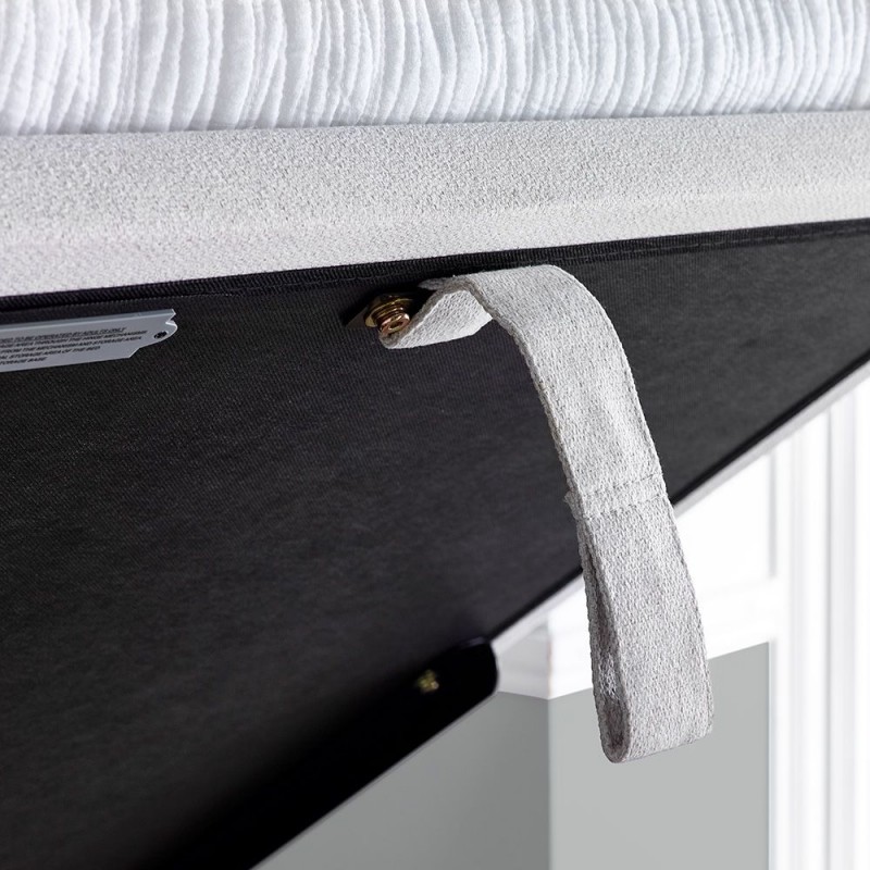 Кровать с подъемным механизмом Natural Fabric gas lift Storage Bed