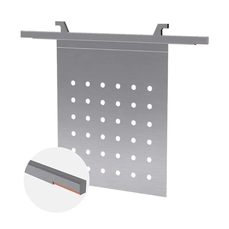 Титановая катодная пластина с проушинами и перфорацией