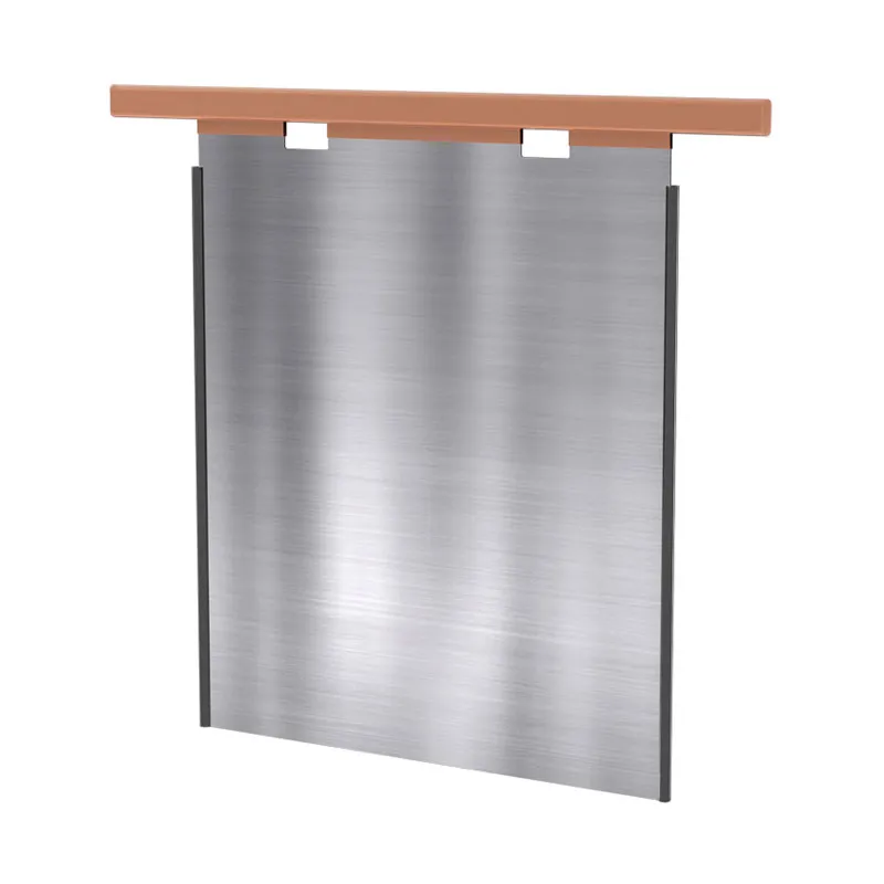 Специальная PPO изоляционная прижимная кромка для нержавеющих катодных пластин (глубина паза 9 мм)