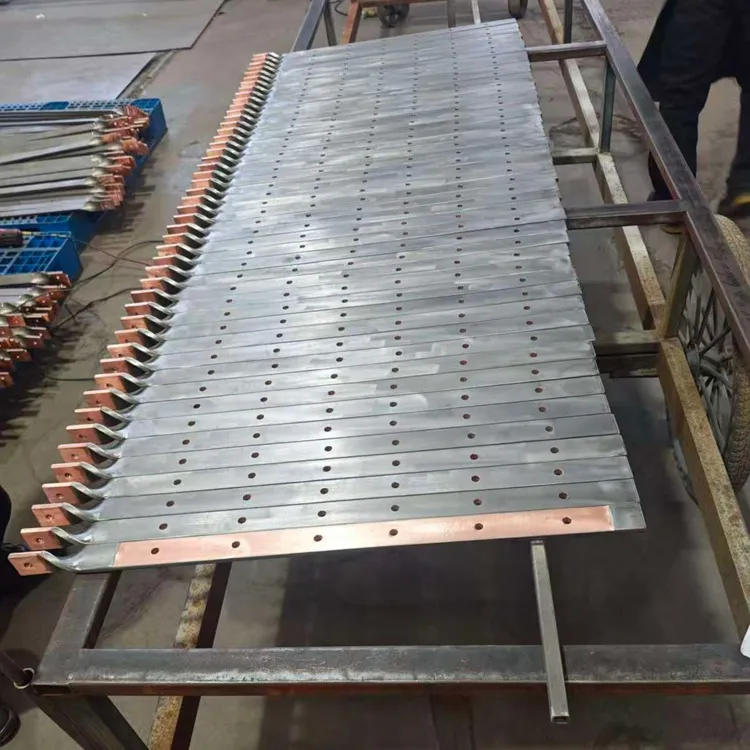 Титано-медный токопроводящий стержень