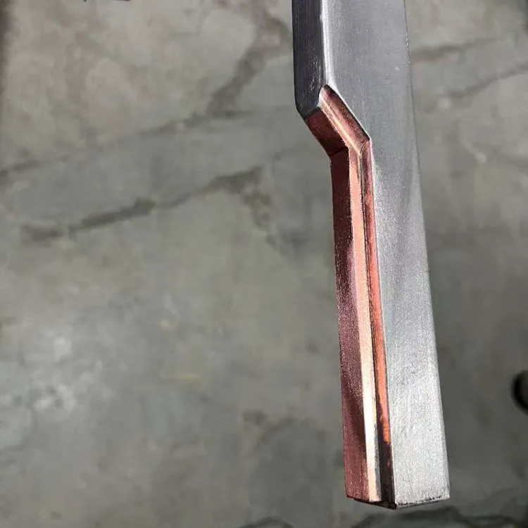 Титано-медный токопроводящий стержень для титановых катодных пластин