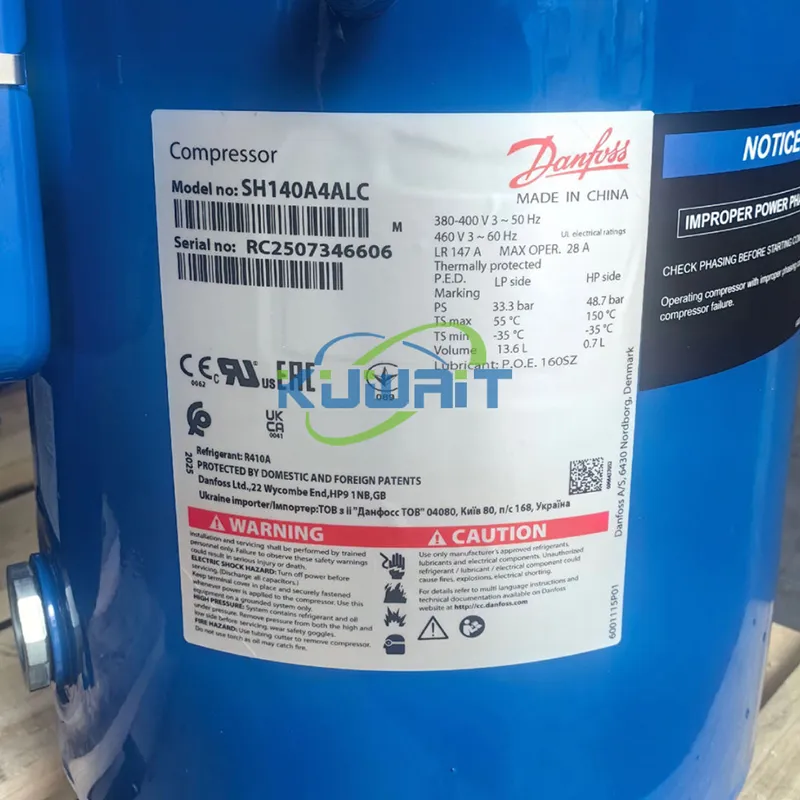 SH140A4ALC Danfoss Спиральный Холодильный Компрессор