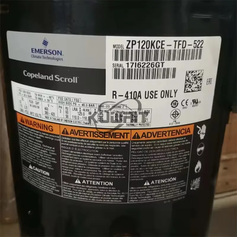 ZP120KCE-TFD-522 ZP120KCE-TFD-950 ZP120KCE-TF5-455 ZP120KCE-TF5-950 ZP120KFE-TFD-522 КОПЕЛАНД ЭМЕРСОН ХОЛОДИЛЬНЫЙ КОМПРЕССОР