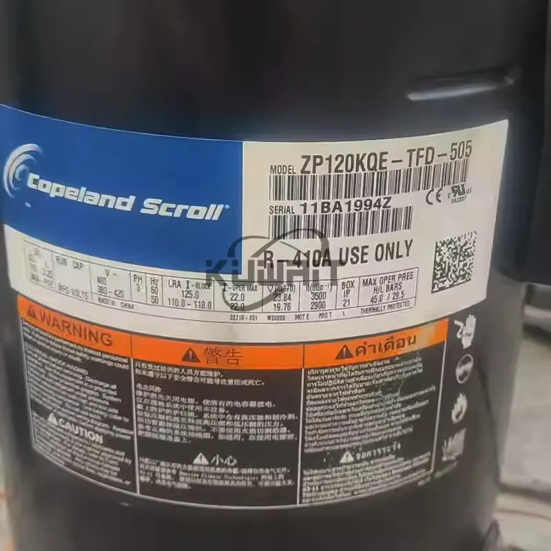 ZP120KCE-TFD-522 ZP120KCE-TFD-950 ZP120KCE-TF5-455 ZP120KCE-TF5-950 ZP120KFE-TFD-522 КОПЕЛАНД ЭМЕРСОН ХОЛОДИЛЬНЫЙ КОМПРЕССОР