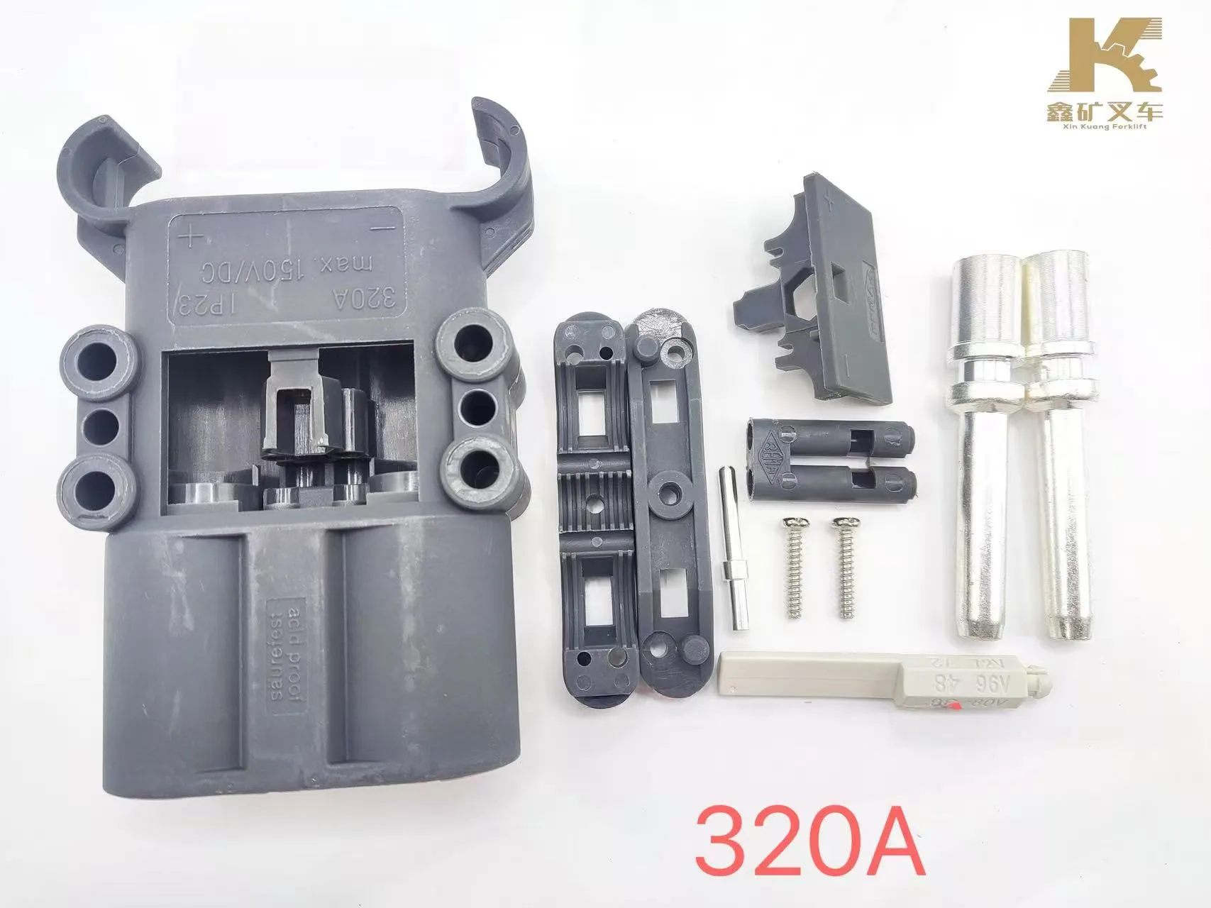 320A Рукоятка без рукоятки Мужской разъем для подключения к вилочному погрузчику