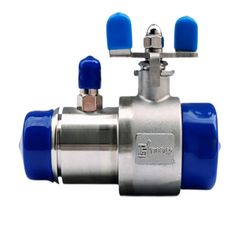 Двухсоставной быстроразъемный шаровой клапан