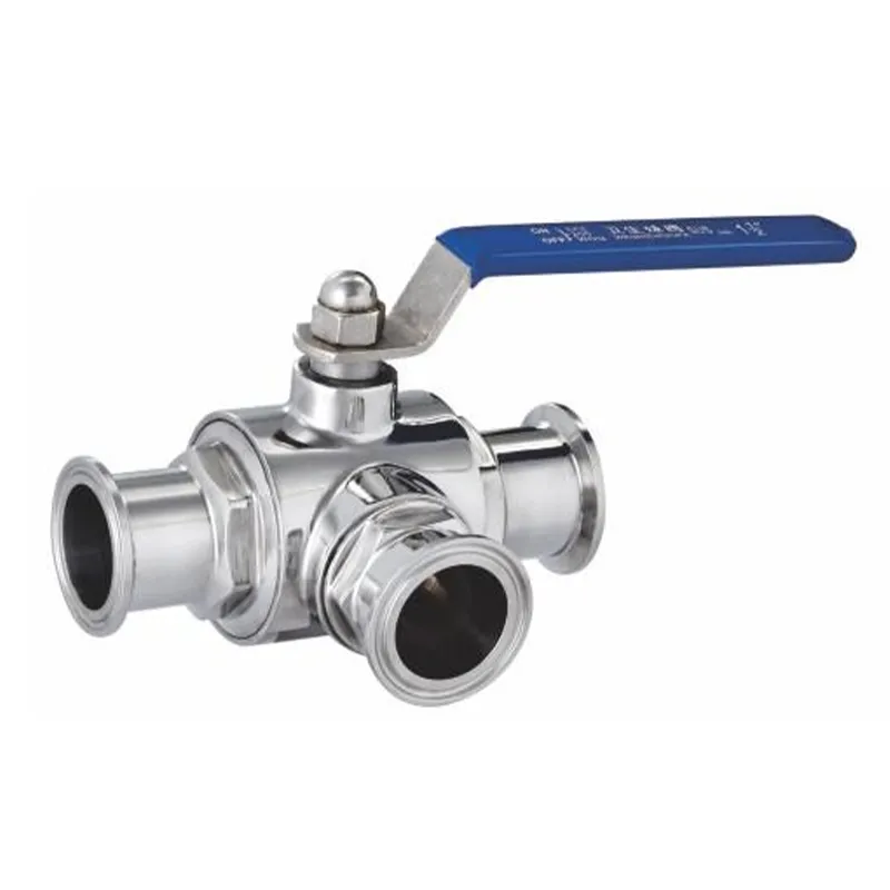 Ручной трехходовой шаровой клапан