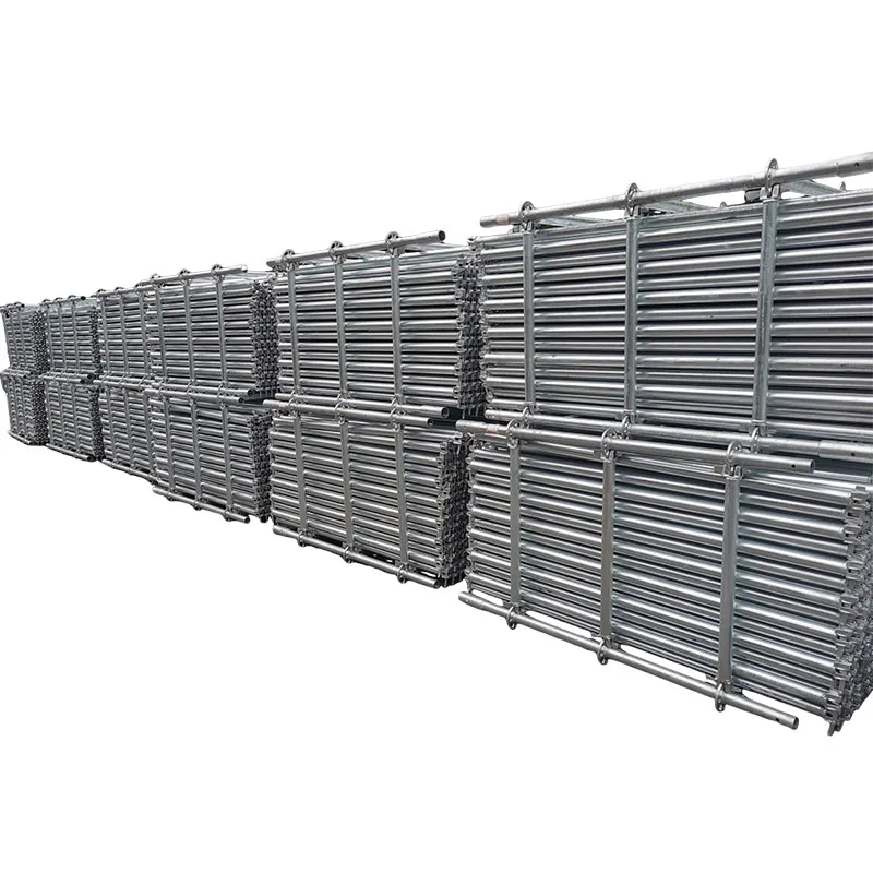 Элементы каркасных лесов с чашечным узлом