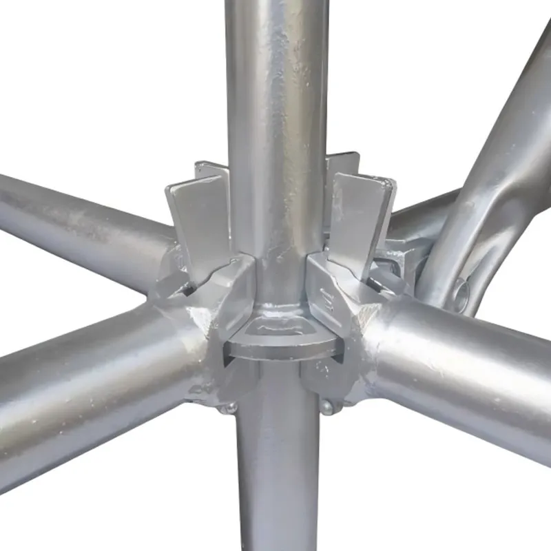 Элементы каркасных лесов с чашечным узлом