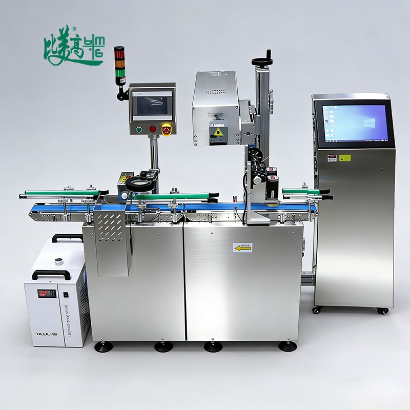 Интегрированное оборудование для маркировки, сбора данных и контроля колпачков для бутылок