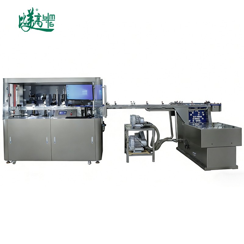 Оборудование для контроля дефектов внешнего вида колпачков для бутылок 2