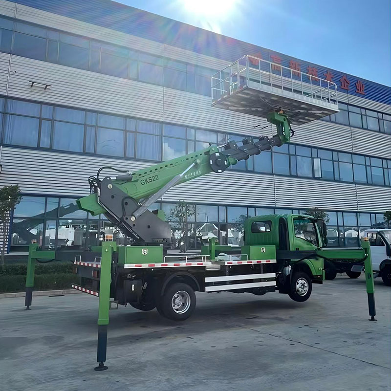 ISUZU 22-метровая автовышка с усиленной грузоподъёмной платформой
