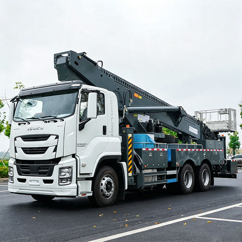 ISUZU 56-метровая автовышка